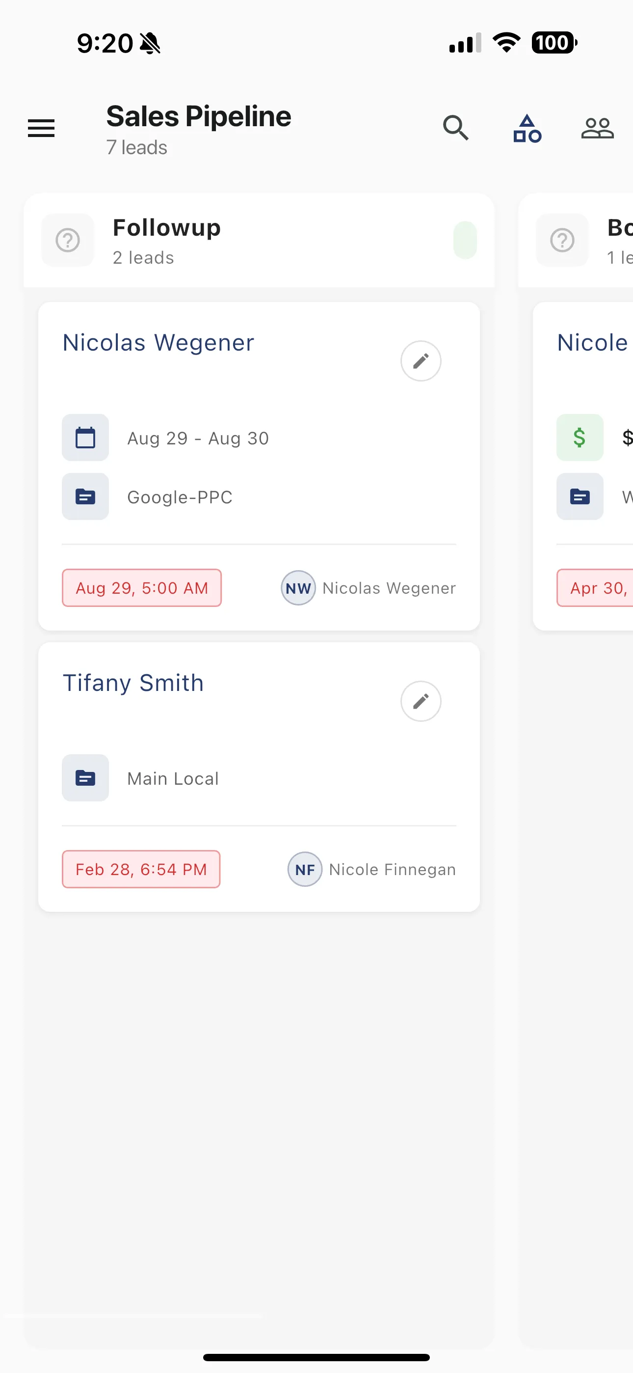 Sales Pipeline & CRM